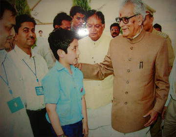 Saayan Kunal With Bhairon Singh Shekhawat the 11th Vice President of India - 2007